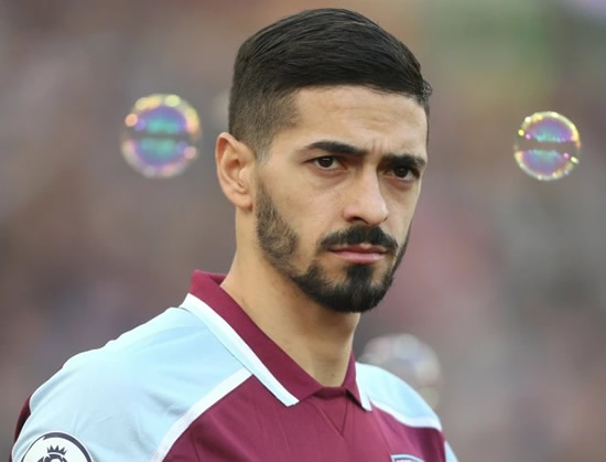 HAMMERS BLOW West Ham star Manuel Lanzini in dramatic car crash as £70k Mercedes FLIPS OVER on way to training