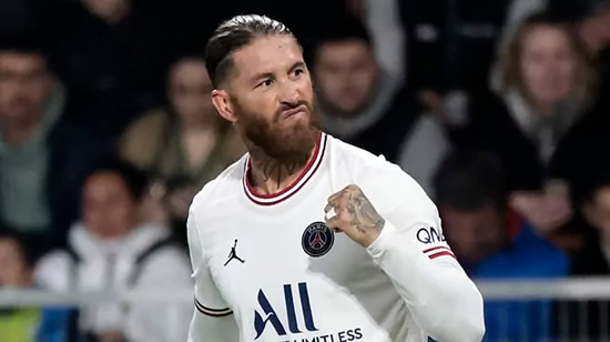 Sergio Ramos scores as PSG go within a point of the title