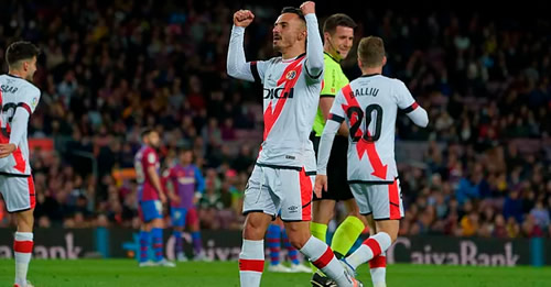 Rayo Vallecano inflict historic third consecutive home defeat on Barcelona