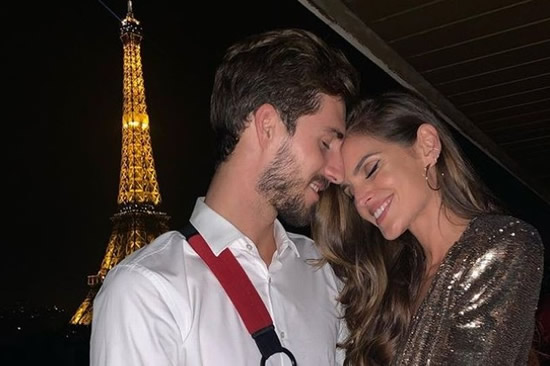 Kevin Trapp's model girlfriend leaves little to imagination as she puts 'safety first'