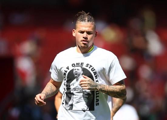 'GET WELL SOON' Arsenal in touching message to Stuart Dallas as Leeds stars wear T-shirts in tribute after full-back’s horror injury