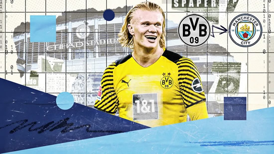 Man City confirm £51m Haaland transfer as Premier League giants win race for Borussia Dortmund striker