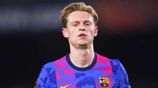 Barcelona willing to accept €60m for Man Utd-linked De Jong with only six untouchables at Camp Nou
