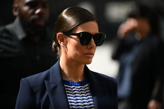 Rebekah Vardy walks out of court in tears during heated Wagatha case