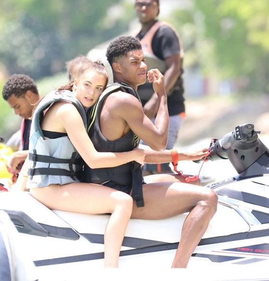 Manchester United star Marcus Rashford gets engaged to childhood sweetheart Lucia Loi in Hollywood