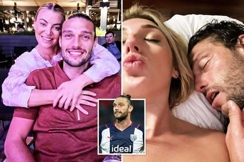 Andy Carroll returns home for showdown with fiancée Billi Mucklow after sharing Dubai hotel bed with two blondes