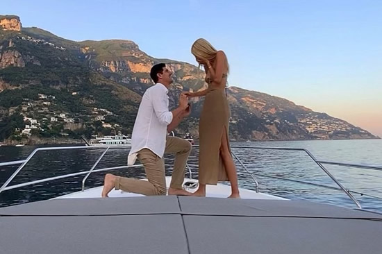 Champions League hero Thibaut Courtois gets engaged to stunning model girlfriend