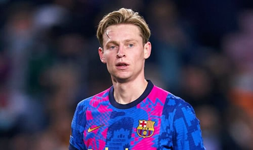 Man Utd have 'belief' Frenkie de Jong will have medical next week to complete £70m switch