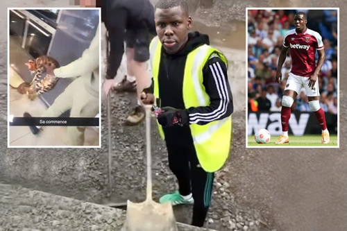 Cat-kicking coward Kurt Zouma faces clearing out filthy canals for community service job