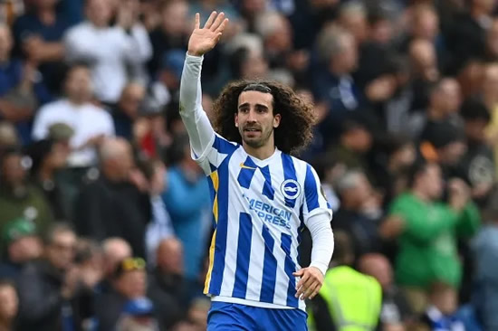 TARGET MARC-ED Man City rivalling Chelsea in transfer race for Marc Cucurella but Brighton will demand up to £50m for Spanish left-back