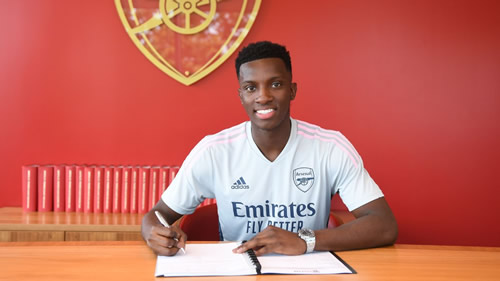 Arsenal's Eddie Nketiah signs new long-term deal