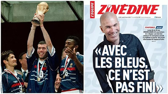 France are Zidane's priority: I'm not finished with the national team