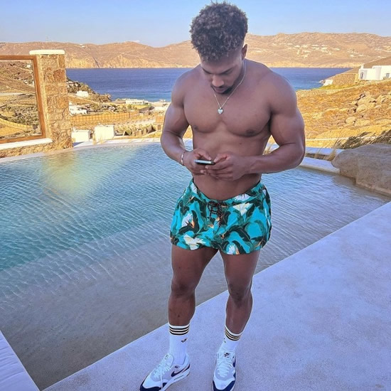 TRAORE BLIMEY Wolves star Adama Traore shows off incredible physique and looks like body builder while shirtless on summer holiday