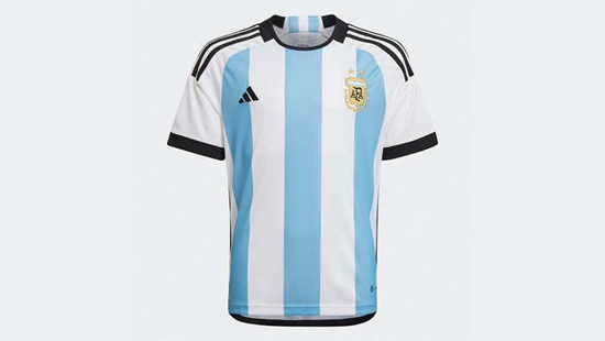 Adidas go classic with a twist for Argentina’s 2022 World Cup home kit