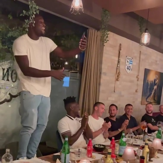 Jolly Romelu Lukaku serenade pals on his Inter initiation as Chelsea flop continues to love life back in Italy