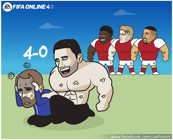 7M Daily Laugh - Arsenal 4-0 Chelsea