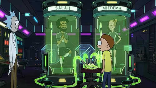 Mohamed Salah, Vivianne Miedema, and 'Rick and Morty' present new Adidas interdimensional cleats