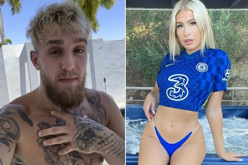 OnlyFans star Astrid Wett confronts Jake Paul over Premier League predictions