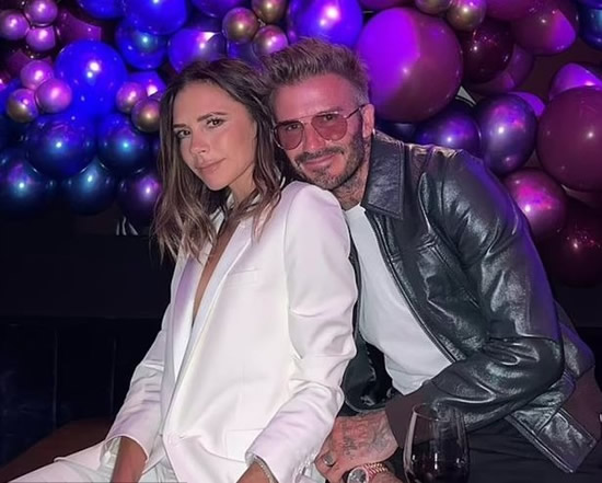 Victoria Beckham hits back as husband David tells fans she is 'getting old'