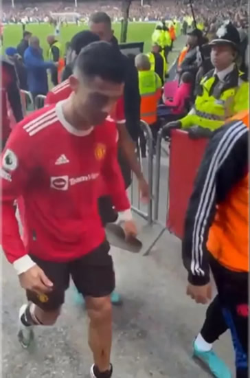 Cristiano Ronaldo cautioned by police after smashing phone out of autistic boy's hand