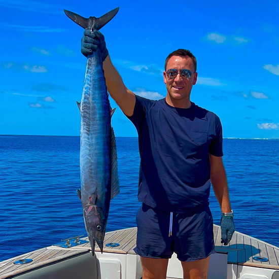 UP TO OLD TRICKS Glory-grabbing John Terry shows off catch of the day on fishing trip… netted by his teen son
