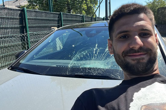 CAIR FREE Aleksander Mitrovic smashes Tom Cairney’s car window then sends Fulham pal WhatsApp message showing no remorse