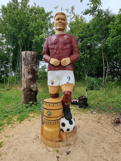 BLUEDUNNIT? Eyesore 10ft statue of Manchester City ace Erling Haaland STOLEN after complaints it looks nothing like him