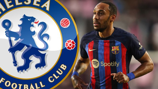 NOT AUBA YET Chelsea transfer for Pierre-Emerick Aubameyang stalling with Blues only willing to give Barcelona ace one-year deal