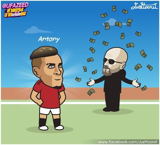 7M Daily Laugh - Man Utd agree €100m deal for Antony