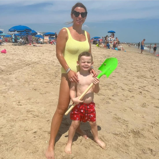 MISS ROO ALREADY Coleen Rooney and kids enjoy beach day with Wayne before leaving him to head back home to England
