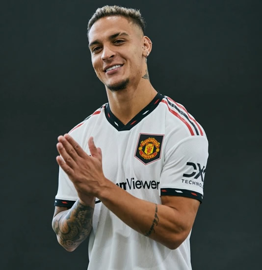 ANT FINALLY Man Utd confirm £85.5m Antony transfer as he is seen in kit for first time and reveals how Ten Hag convinced him to join