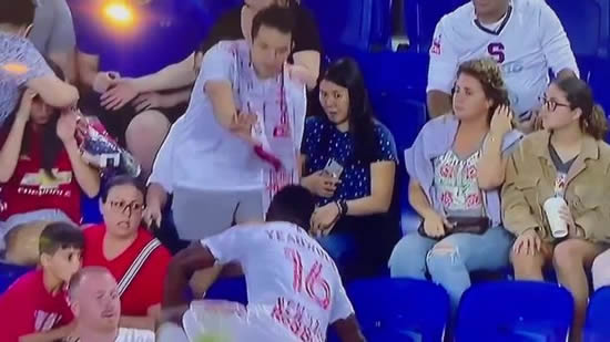 English NY Red Bulls star branded 'a***hole' after for kicking ball at own fan's face