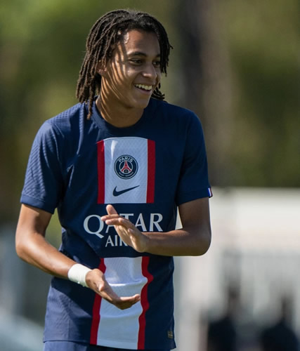 Ethan Mbappe, 15, makes European debut for PSG U19s in 5-3 win vs Juventus as he looks to follow in brother’s footsteps
