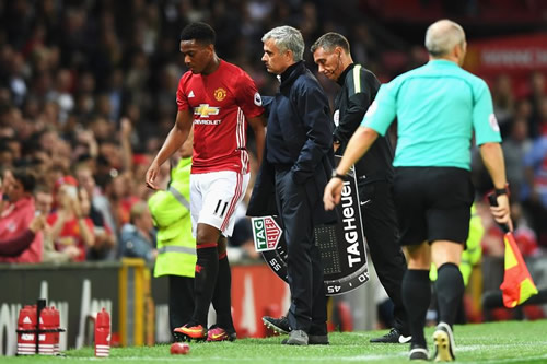 Anthony Martial accuses Jose Mourinho of 'lack of respect' after Man Utd shirt number row