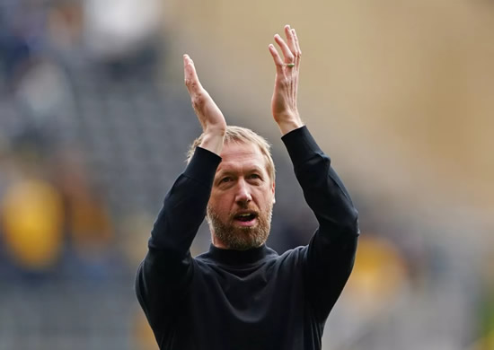 Graham Potter asks Brighton fans for forgiveness after becoming Chelsea boss