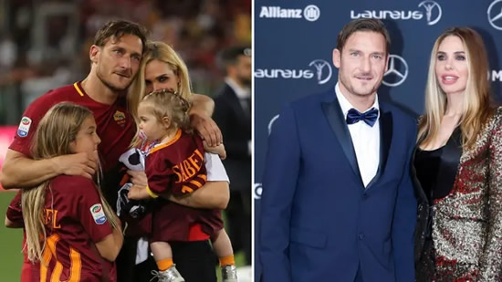 Roma legend Francesco Totti suffered from depression after wife of 20 years Ilary Blasi after 'had affair with personal trainer'