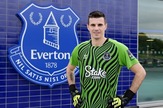 JAK THE LAD Everton forced to sign Eldin Jakupovic, 37, on free transfer with Frank Lampard facing crisis after Pickford injury