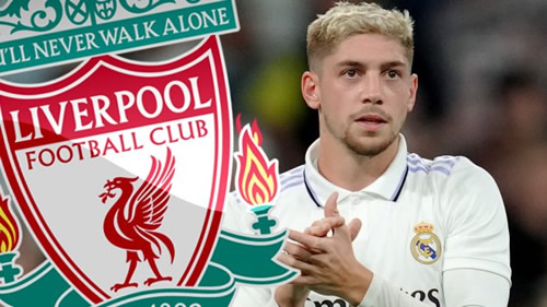 Liverpool ‘will renew £85m transfer bid for Real Madrid star Fede Valverde after failing to land midfielder in summer’