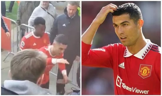 Man Utd star Cristiano Ronaldo learns charge for smashing phone out of Everton fan's hand