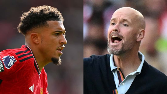 'I've been a scapegoat for a long time!' - Jadon Sancho fires back at Erik ten Hag after Man Utd boss blames training performance for his absence from squad