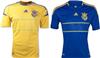 Ukraine Home & Away Euro 2012 Shirts