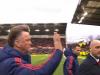 Louis van Gaal waved goodbye to fans as Manchester United lost to Stoke on Boxing Day