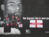 Messages of support on plastic that covers offensive graffiti on the vandalised mural of Marcus Rashford Credit: Getty