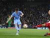 John Stones fires close for Man City in a goalless first half Credit: News Group Nrewspapers Ltd 