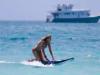 Toni is currently on holiday in the Maldives, where she has had a go at surfing