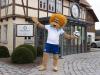 Sun mascot Harry Mane was given a tour of the facilities